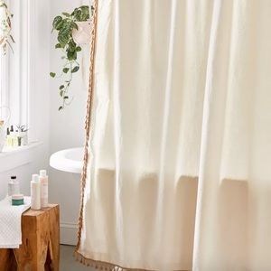 Urban Outfitters Allie Tassel Shower Curtain